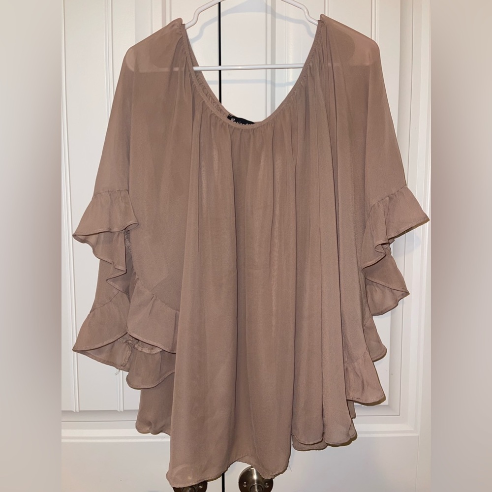 Basically Me Sheer Top. One size.